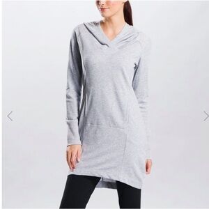 Lole Brand Size Medium Hooded Sweatshirt Style Easy Dress Gray Hoodie Sporty